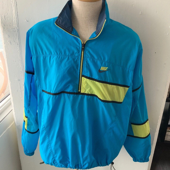 nike windbreaker aqua